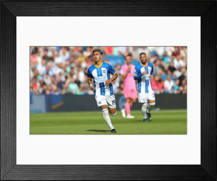 Framed Print : Brighton & Hove Albion vs. Espanyol: Pre-Season Showdown at American Express Community Stadium (30th July 2022)
