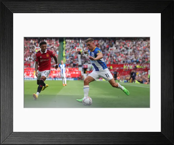 Framed Print : 2022 / 23 Premier League: Showdown at Old Trafford - Manchester United vs. Brighton and Hove Albion (07AUG22) Framed Print : 2022 / 23 Premier League: Showdown at Old Trafford - Manchester United vs. Brighton and Hove Albion (07AUG22)