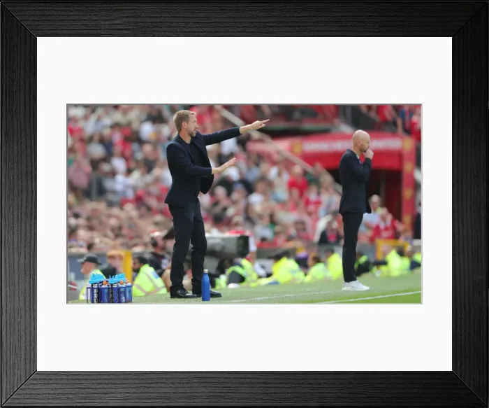 Framed Print : Manchester United vs. Brighton and Hove Albion: 2022 / 23 Premier League Showdown at Old Trafford Framed Print : Manchester United vs. Brighton and Hove Albion: 2022 / 23 Premier League Showdown at Old Trafford