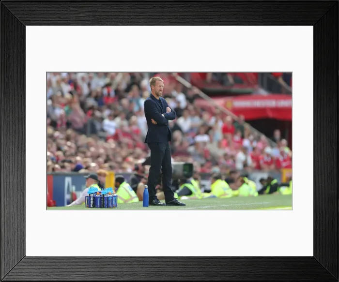 Framed Print : Manchester United vs. Brighton and Hove Albion: 2022 / 23 Premier League Showdown at Old Trafford