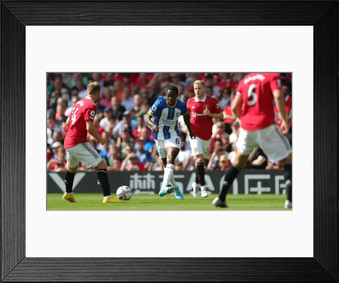 Framed Print : 2022 / 23 Premier League: Manchester United vs. Brighton and Hove Albion - Clash at Old Trafford (07AUG22) Framed Print : 2022 / 23 Premier League: Manchester United vs. Brighton and Hove Albion - Clash at Old Trafford (07AUG22)