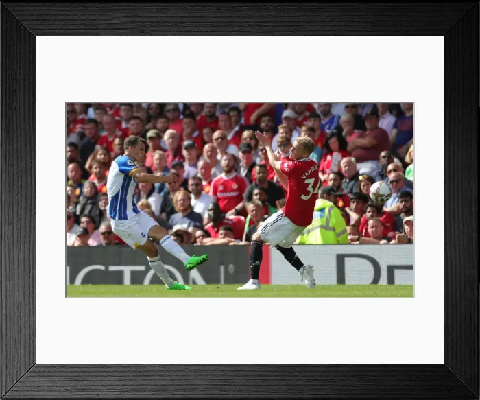 Framed Print : 2022 / 23 Premier League: Manchester United vs. Brighton and Hove Albion - Clash at Old Trafford Framed Print : 2022 / 23 Premier League: Manchester United vs. Brighton and Hove Albion - Clash at Old Trafford