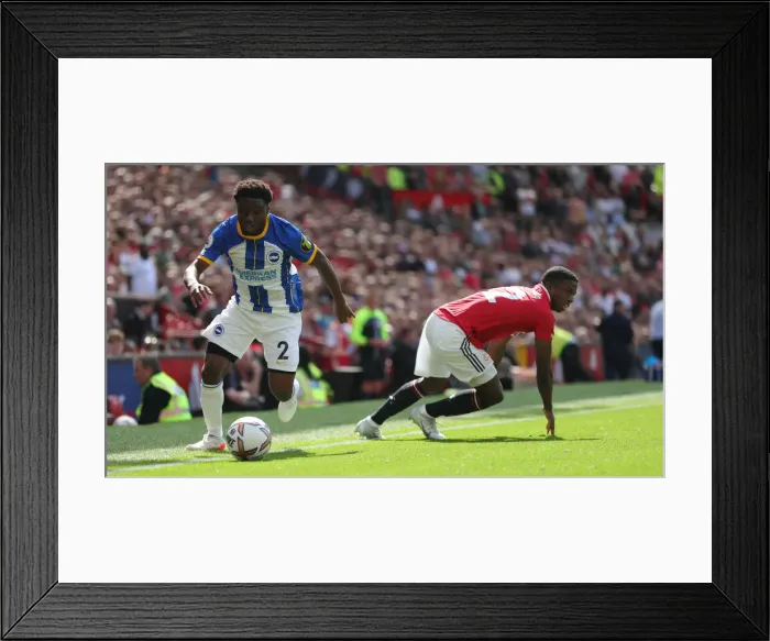 Framed Print : Manchester United vs. Brighton and Hove Albion: 2022 / 23 Premier League Showdown at Old Trafford