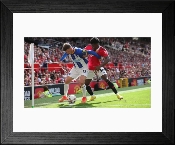Framed Print : Manchester United vs. Brighton and Hove Albion: 2022 / 23 Premier League Showdown at Old Trafford