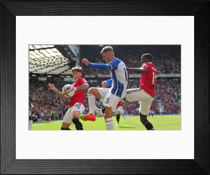 Framed Print : Manchester United vs. Brighton and Hove Albion: 2022 / 23 Premier League Showdown at Old Trafford