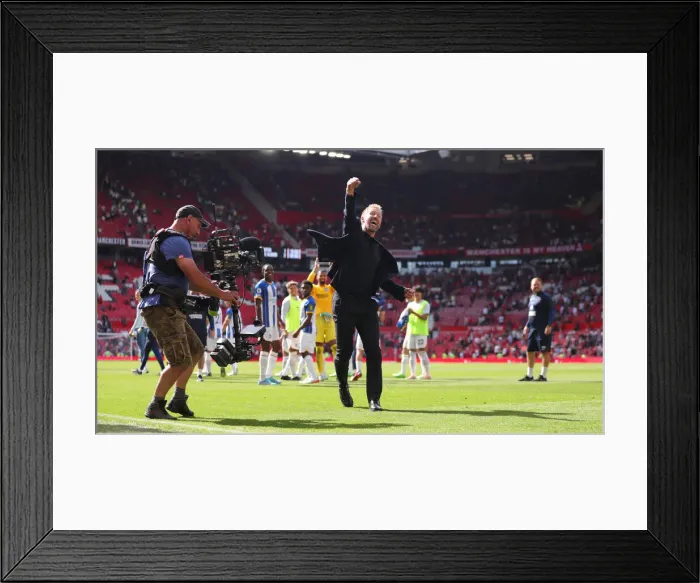 Framed Print : Manchester United vs. Brighton and Hove Albion: 2022 / 23 Premier League Showdown at Old Trafford