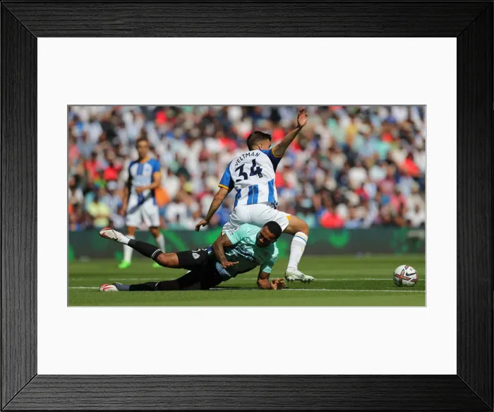 Framed Print : 2022 / 23 Premier League: Intense Action at American Express Community Stadium - Brighton & Hove Albion vs. Newcastle United (13th August) Framed Print : 2022 / 23 Premier League: Intense Action at American Express Community Stadium - Brighton & Hove Albion vs. Newcastle United (13th August)