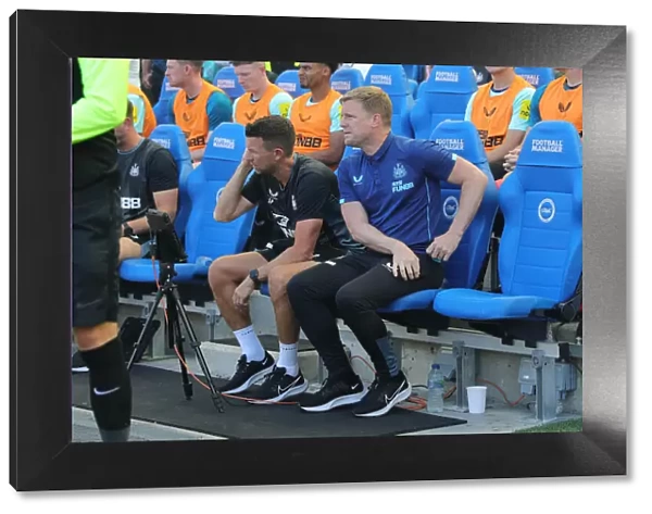 2022 / 23 Premier League: Intense Action between Brighton & Hove Albion and Newcastle United at American Express Community Stadium