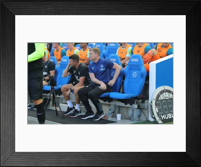 Framed Print : 2022 / 23 Premier League: Intense Action between Brighton & Hove Albion and Newcastle United at American Express Community Stadium Framed Print : 2022 / 23 Premier League: Intense Action between Brighton & Hove Albion and Newcastle United at American Express Community Stadium