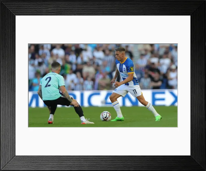 Framed Print : Premier League Clash: Brighton vs. Newcastle (13AUG22) - Battle at American Express Community Stadium Framed Print : Premier League Clash: Brighton vs. Newcastle (13AUG22) - Battle at American Express Community Stadium