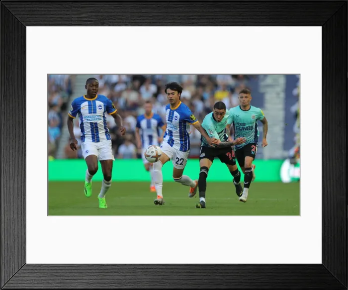 Framed Print : 2022 / 23 Premier League: Intense Battle between Brighton & Hove Albion and Newcastle United at American Express Community Stadium Framed Print : 2022 / 23 Premier League: Intense Battle between Brighton & Hove Albion and Newcastle United at American Express Community Stadium