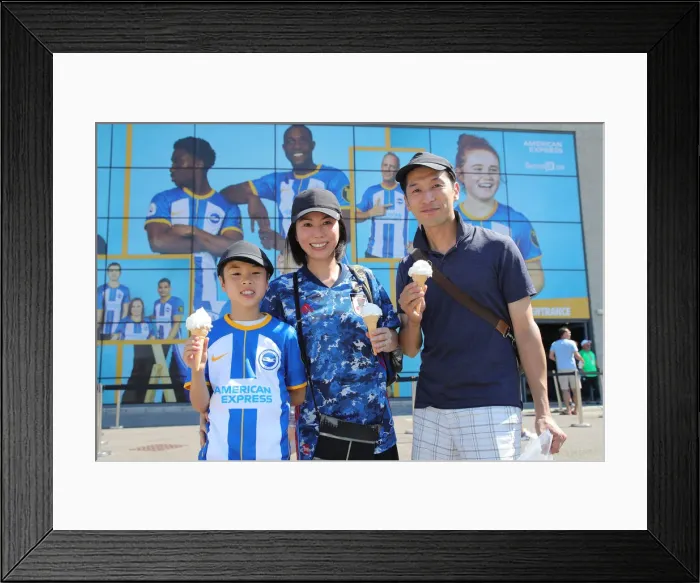 Framed Print : Premier League Showdown: Brighton & Hove Albion vs. Newcastle United (13AUG22) Framed Print : Premier League Showdown: Brighton & Hove Albion vs. Newcastle United (13AUG22)