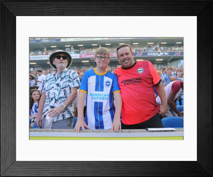 Framed Print : Premier League Showdown: Brighton & Hove Albion vs. Newcastle United (13AUG22) Framed Print : Premier League Showdown: Brighton & Hove Albion vs. Newcastle United (13AUG22)