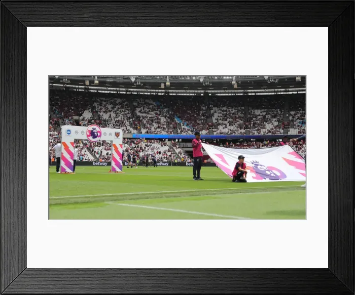 Framed Print : West Ham United v Brighton and Hove Albion Premier League 21AUG22 Framed Print : West Ham United v Brighton and Hove Albion Premier League 21AUG22