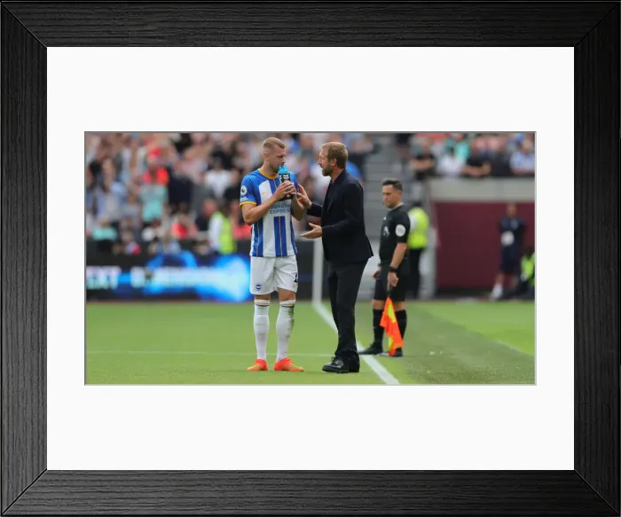 Framed Print : Intense Rivalry: West Ham United vs. Brighton and Hove Albion in the 2022-23 Premier League Clash Framed Print : Intense Rivalry: West Ham United vs. Brighton and Hove Albion in the 2022-23 Premier League Clash