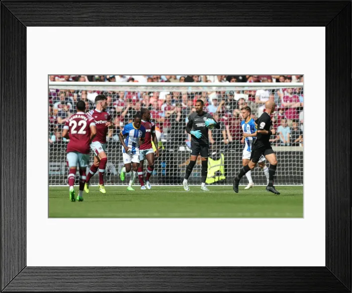 Framed Print : Intense Premier League Showdown: West Ham United vs. Brighton and Hove Albion (21AUG22) Framed Print : Intense Premier League Showdown: West Ham United vs. Brighton and Hove Albion (21AUG22)