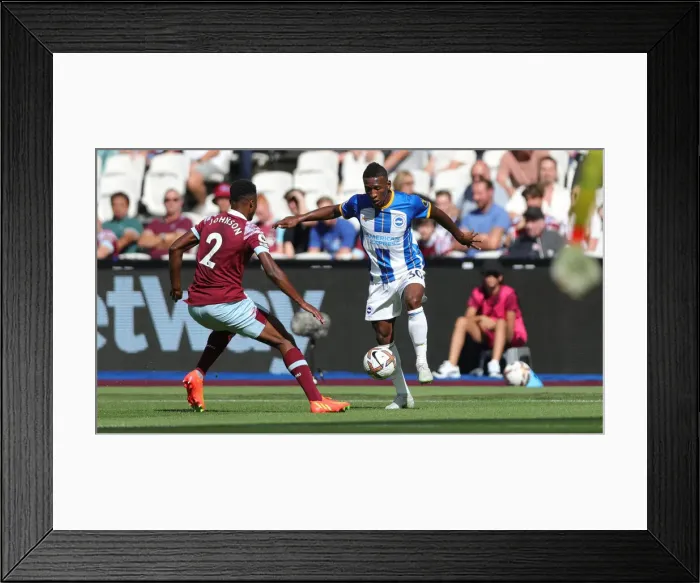 Framed Print : Intense Rivalry: West Ham United vs. Brighton and Hove Albion in the 2022-23 Premier League Clash Framed Print : Intense Rivalry: West Ham United vs. Brighton and Hove Albion in the 2022-23 Premier League Clash