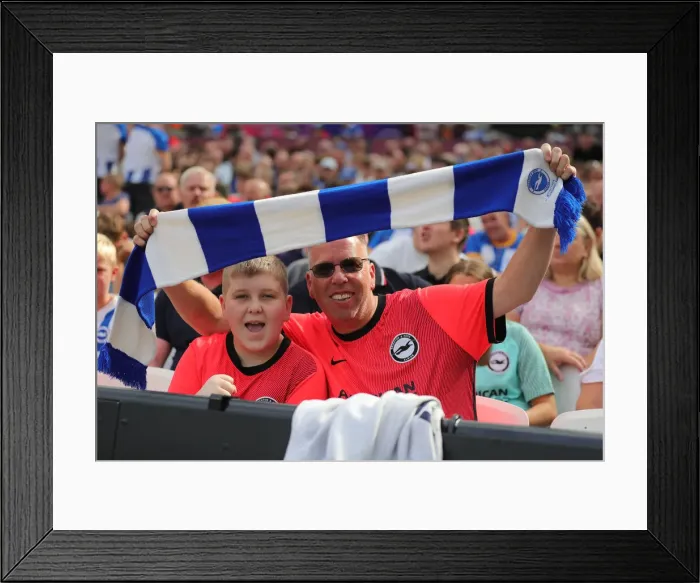 Framed Print : Intense Action: West Ham United vs. Brighton and Hove Albion in the 2022-23 Premier League Framed Print : Intense Action: West Ham United vs. Brighton and Hove Albion in the 2022-23 Premier League