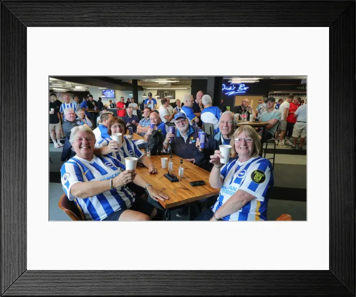 Framed Print : Premier League Showdown: Brighton & Hove Albion vs Leeds United (27.08.22)