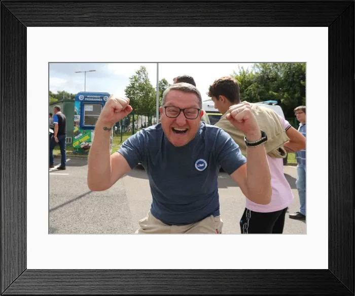 Framed Print : Brighton vs Leeds: Intense Premier League Showdown at American Express Community Stadium (27th August 2022) Framed Print : Brighton vs Leeds: Intense Premier League Showdown at American Express Community Stadium (27th August 2022)