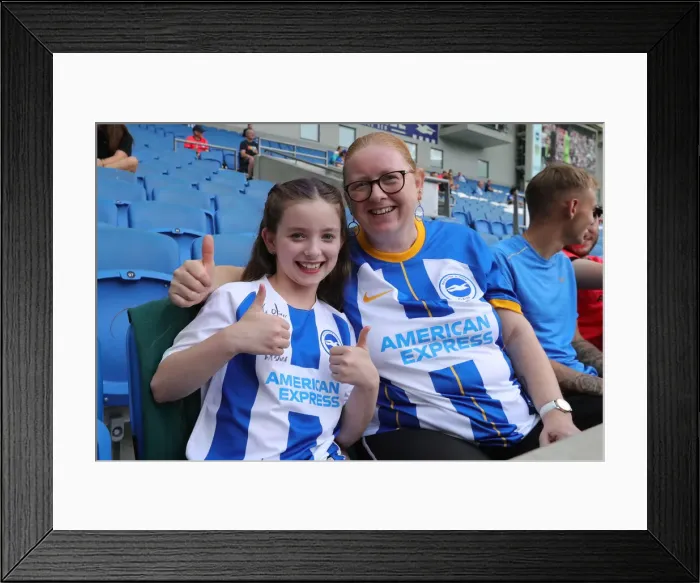 Framed Print : Brighton vs Leeds: Premier League Clash at American Express Community Stadium (27AUG22)