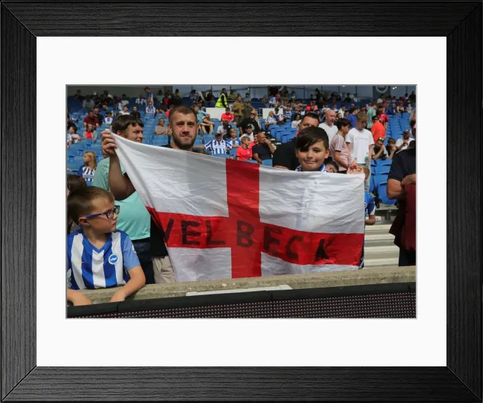 Framed Print : 2022 / 23 Premier League: Brighton & Hove Albion vs. Leeds United - American Express Community Stadium Showdown Framed Print : 2022 / 23 Premier League: Brighton & Hove Albion vs. Leeds United - American Express Community Stadium Showdown