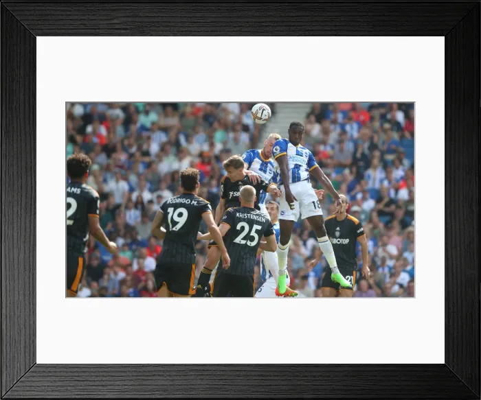 Framed Print : Brighton vs. Leeds: 2022 / 23 Premier League Battle at American Express Community Stadium