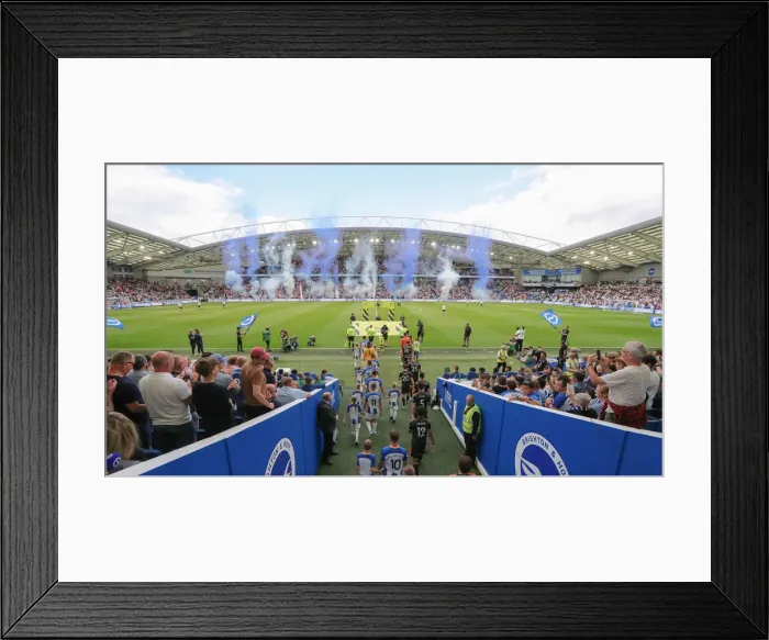 Framed Print : Premier League Showdown: Brighton vs Leeds (27-Aug-22) - Battle at American Express Community Stadium Framed Print : Premier League Showdown: Brighton vs Leeds (27-Aug-22) - Battle at American Express Community Stadium