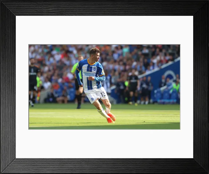 Framed Print : Clash in the Premier League: Brighton & Hove Albion vs Leeds United (27-08-2022) Framed Print : Clash in the Premier League: Brighton & Hove Albion vs Leeds United (27-08-2022)
