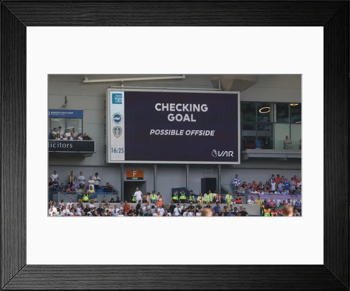 Framed Print : Brighton & Hove Albion vs Leeds United: A Premier League Battle at American Express Community Stadium (27-08-2022) Framed Print : Brighton & Hove Albion vs Leeds United: A Premier League Battle at American Express Community Stadium (27-08-2022)