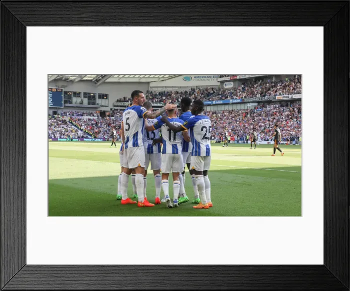 Framed Print : Premier League Showdown: Brighton vs Leeds (27-Aug-22) - American Express Community Stadium Framed Print : Premier League Showdown: Brighton vs Leeds (27-Aug-22) - American Express Community Stadium