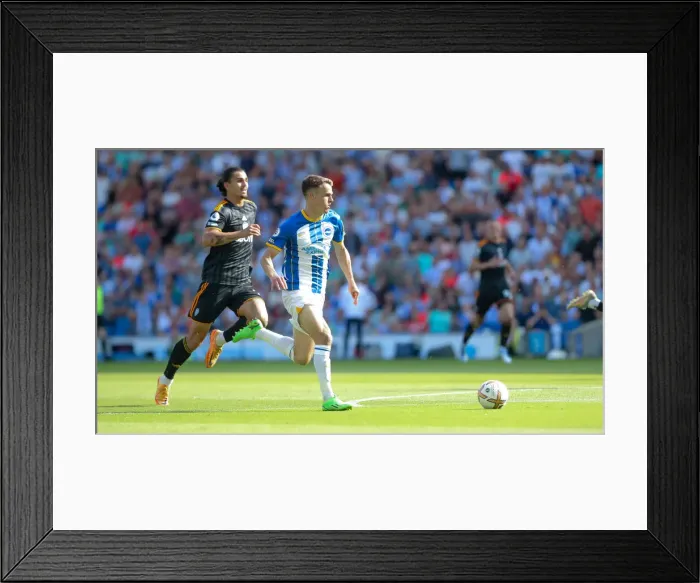 Framed Print : Brighton & Hove Albion vs Leeds United: A Premier League Showdown (27AUG22) Framed Print : Brighton & Hove Albion vs Leeds United: A Premier League Showdown (27AUG22)