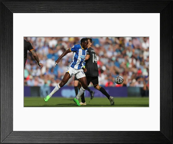 Framed Print : Brighton vs Leeds United: 2022 / 23 Premier League Battle at American Express Community Stadium