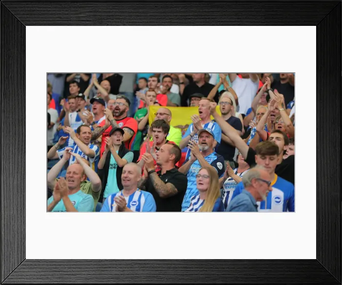 Framed Print : Premier League Showdown: Brighton & Hove Albion vs Leeds United (27.08.22) Framed Print : Premier League Showdown: Brighton & Hove Albion vs Leeds United (27.08.22)