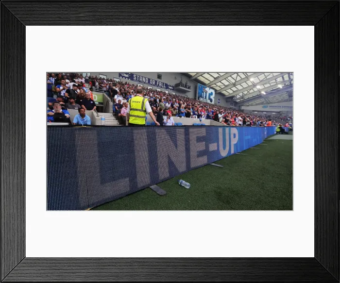 Framed Print : Premier League Showdown: Brighton vs Leeds United (27-Aug-22) - American Express Community Stadium Framed Print : Premier League Showdown: Brighton vs Leeds United (27-Aug-22) - American Express Community Stadium