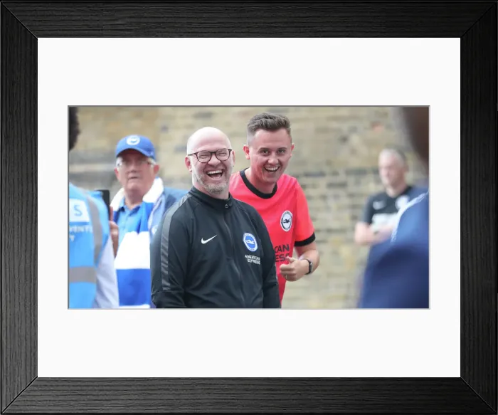 Framed Print : Fulham v Brighton and Hove Albion Premier League 30AUG22
