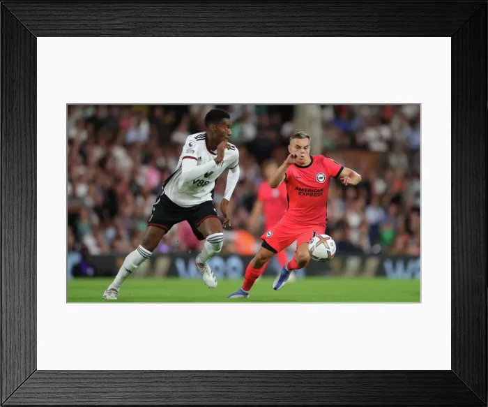 Framed Print : Premier League Showdown: Fulham vs. Brighton & Hove Albion (30AUG22) - Craven Cottage Framed Print : Premier League Showdown: Fulham vs. Brighton & Hove Albion (30AUG22) - Craven Cottage