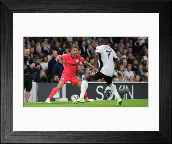 Framed Print : Premier League Showdown: Fulham vs. Brighton and Hove Albion (30AUG22)