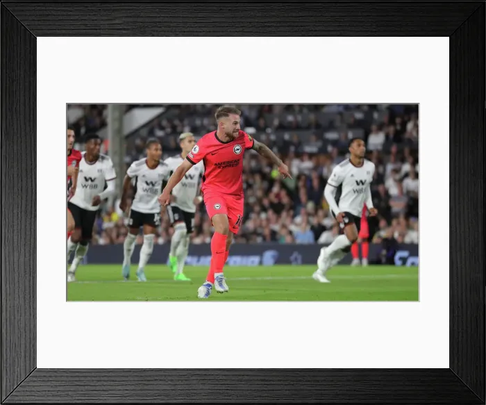 Framed Print : Premier League Showdown: Fulham vs. Brighton & Hove Albion - Craven Cottage, 30th August 2022 Framed Print : Premier League Showdown: Fulham vs. Brighton & Hove Albion - Craven Cottage, 30th August 2022