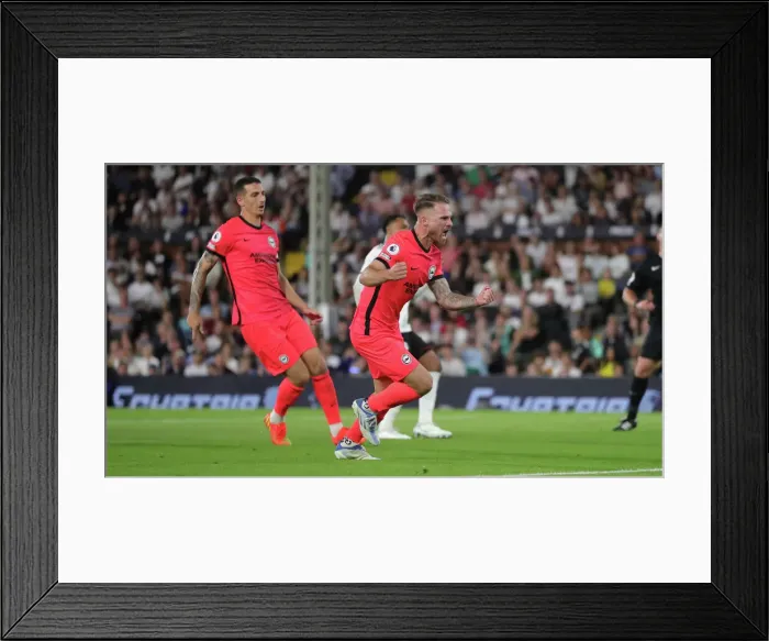 Framed Print : Premier League Showdown: Fulham vs. Brighton & Hove Albion (30AUG22) - Craven Cottage Framed Print : Premier League Showdown: Fulham vs. Brighton & Hove Albion (30AUG22) - Craven Cottage