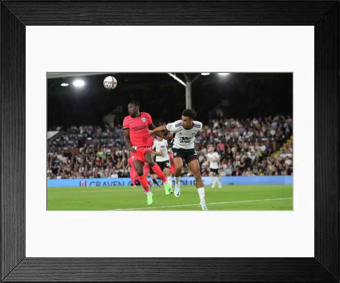 Framed Print : Fulham vs. Brighton and Hove Albion: Intense Premier League Clash at Craven Cottage (30AUG22) Framed Print : Fulham vs. Brighton and Hove Albion: Intense Premier League Clash at Craven Cottage (30AUG22)