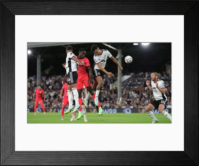 Framed Print : Premier League Showdown: Fulham vs. Brighton & Hove Albion (30AUG22) - Craven Cottage