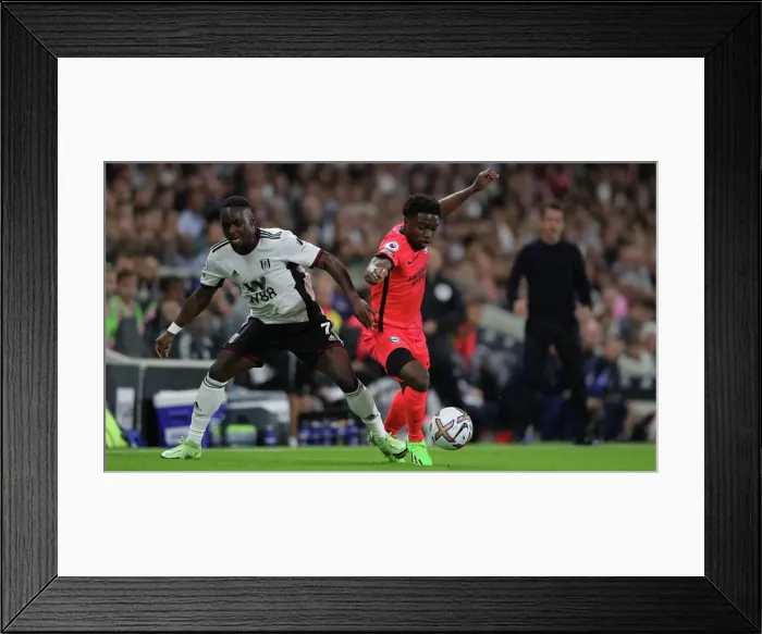 Framed Print : Premier League Showdown: Fulham vs. Brighton & Hove Albion at Craven Cottage (30AUG22) Framed Print : Premier League Showdown: Fulham vs. Brighton & Hove Albion at Craven Cottage (30AUG22)