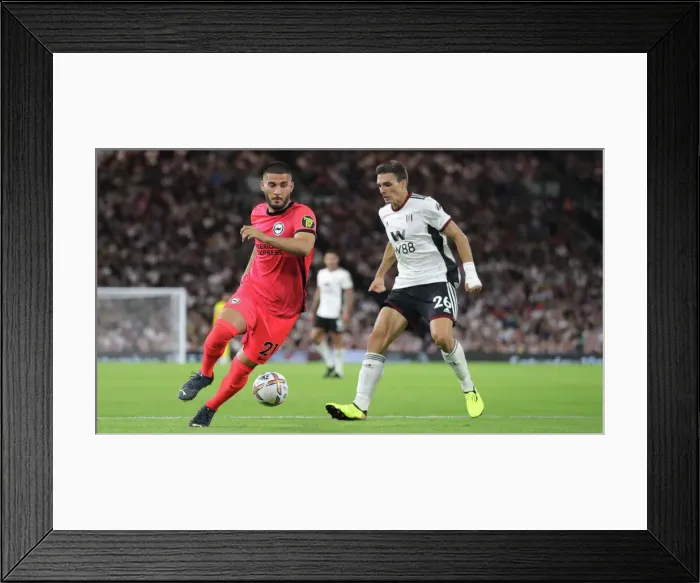 Framed Print : Premier League Showdown: Fulham vs. Brighton & Hove Albion (30AUG22) - Craven Cottage Framed Print : Premier League Showdown: Fulham vs. Brighton & Hove Albion (30AUG22) - Craven Cottage