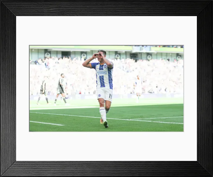 Framed Print : Intense Premier League Clash: Brighton & Hove Albion vs. Leicester City (04SEP22) Framed Print : Intense Premier League Clash: Brighton & Hove Albion vs. Leicester City (04SEP22)
