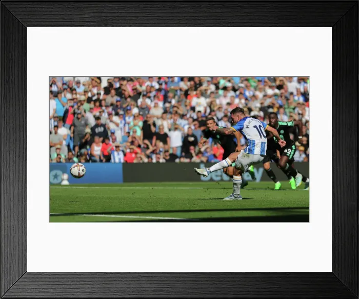 Framed Print : Premier League Showdown: Brighton & Hove Albion vs Leicester City (04SEP22) Framed Print : Premier League Showdown: Brighton & Hove Albion vs Leicester City (04SEP22)