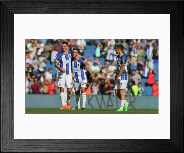 Framed Print : Brighton vs Leicester: 2022 / 23 Premier League Clash at American Express Community Stadium (04SEP22) Framed Print : Brighton vs Leicester: 2022 / 23 Premier League Clash at American Express Community Stadium (04SEP22)