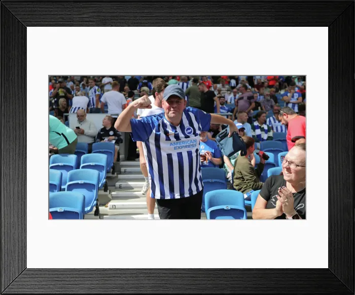 Framed Print : Brighton & Hove Albion vs. Leicester City: 2022 / 23 Premier League Showdown at American Express Community Stadium Framed Print : Brighton & Hove Albion vs. Leicester City: 2022 / 23 Premier League Showdown at American Express Community Stadium