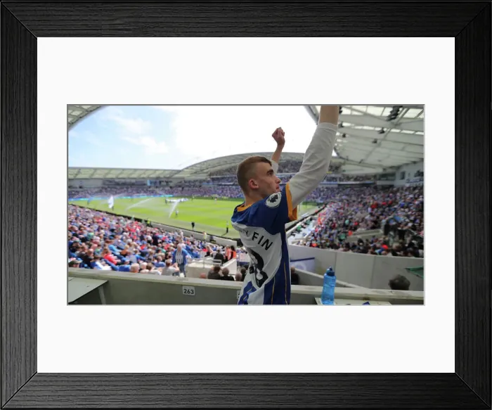 Framed Print : Brighton & Hove Albion vs. Leicester City: 2022 / 23 Premier League Battle at American Express Community Stadium Framed Print : Brighton & Hove Albion vs. Leicester City: 2022 / 23 Premier League Battle at American Express Community Stadium