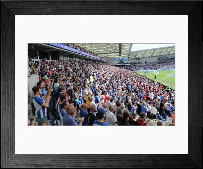 Framed Print : Brighton and Hove Albion vs. Leicester City: Premier League Clash at American Express Community Stadium (04SEP22) Framed Print : Brighton and Hove Albion vs. Leicester City: Premier League Clash at American Express Community Stadium (04SEP22)